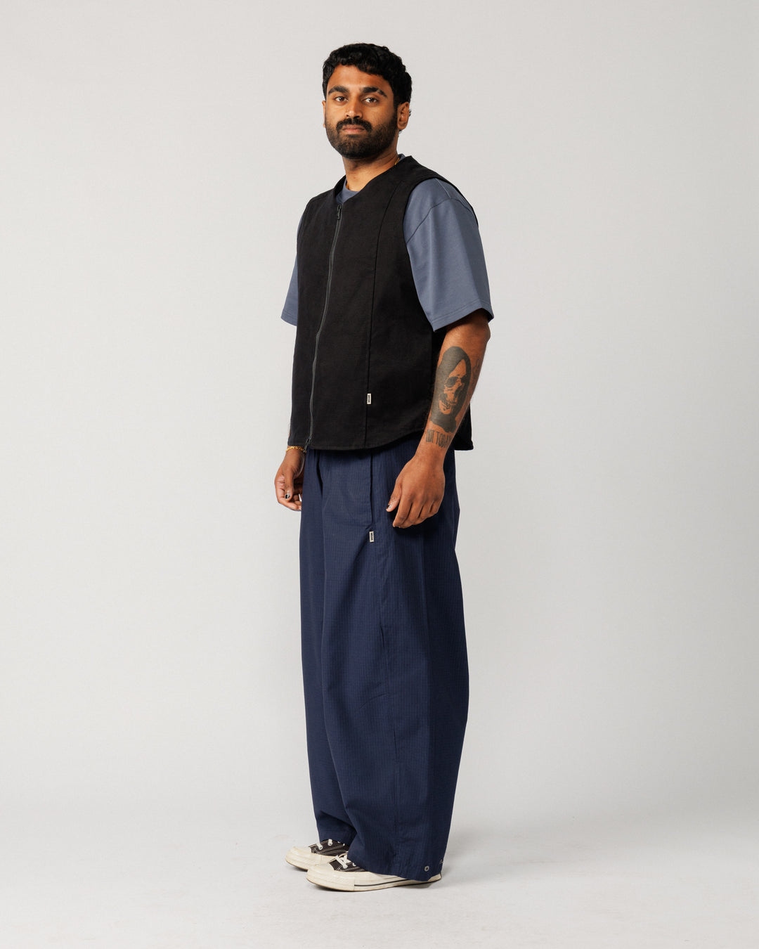 Multi-Pocket Mill Vest - Black