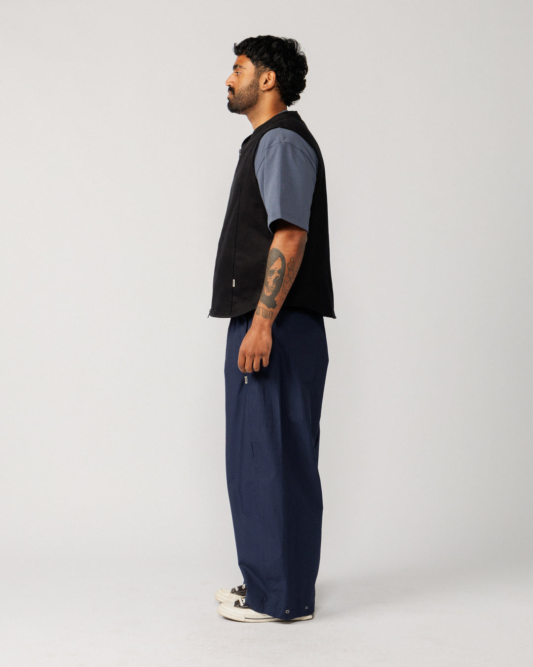 Multi-Pocket Mill Vest - Black