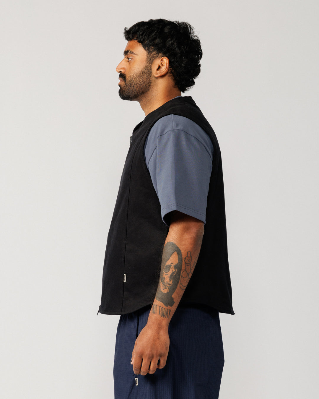 Multi-Pocket Mill Vest - Black