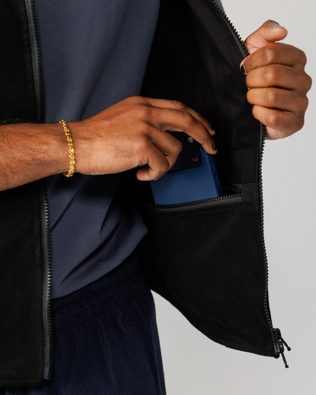 Multi-Pocket Mill Vest - Black