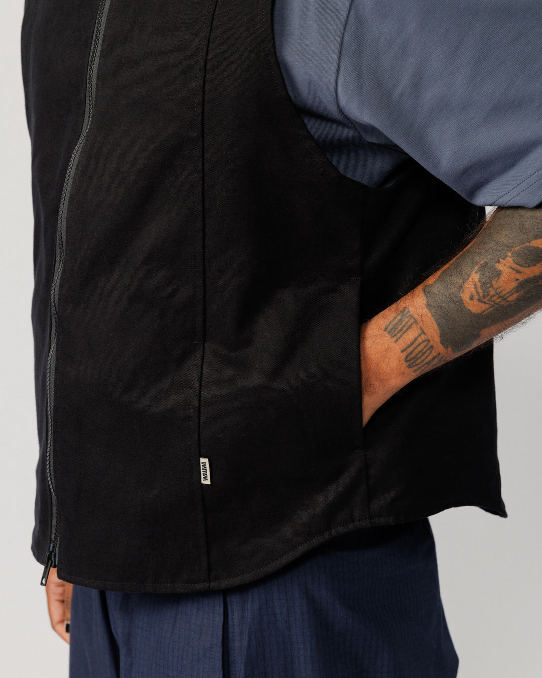 Multi-Pocket Mill Vest - Black