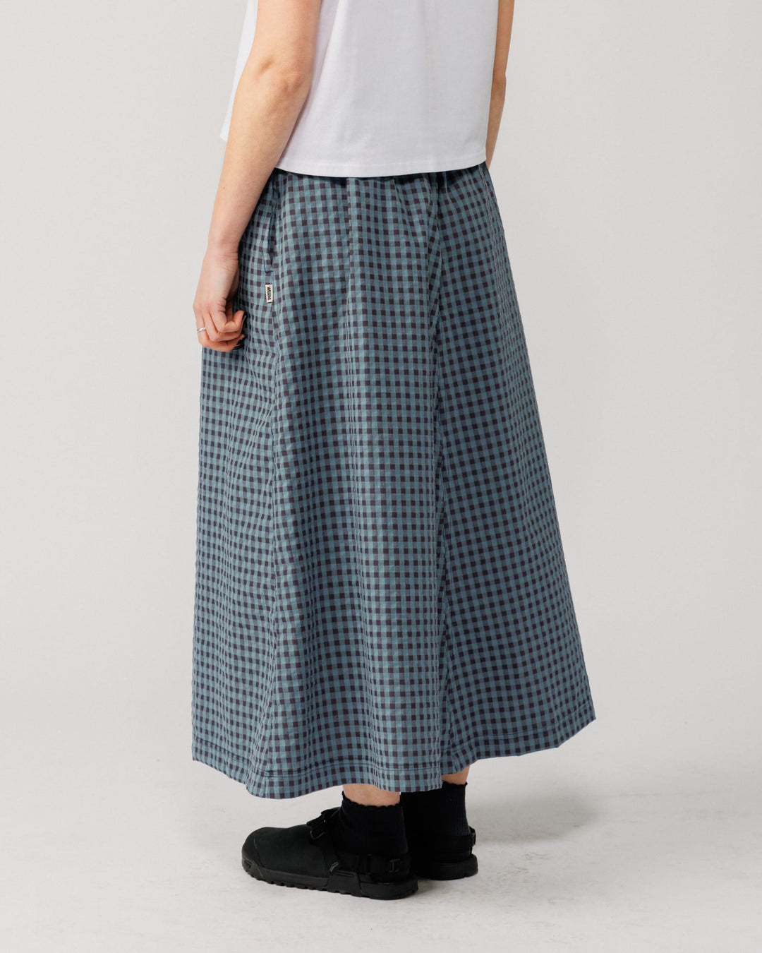 Ayla Skirt - Navy Check