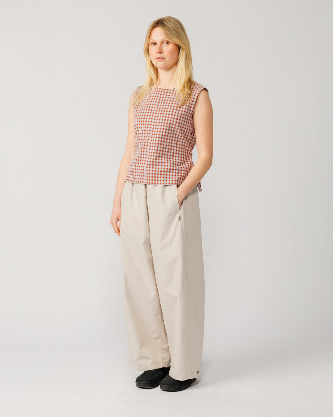 Aimee Top V2 - Red Check