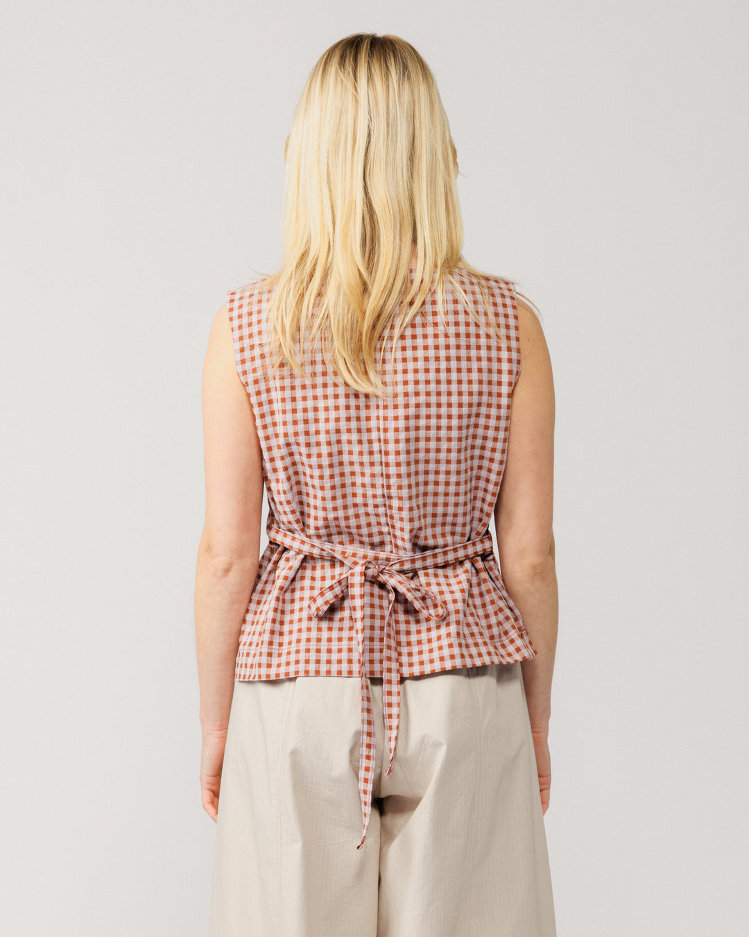 Aimee Top V2 - Red Check