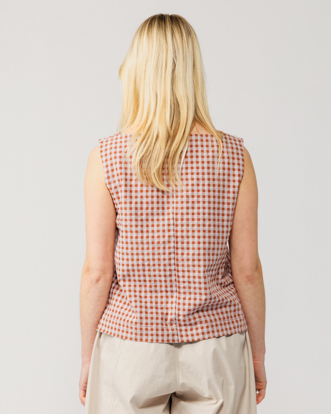 Aimee Top V2 - Red Check