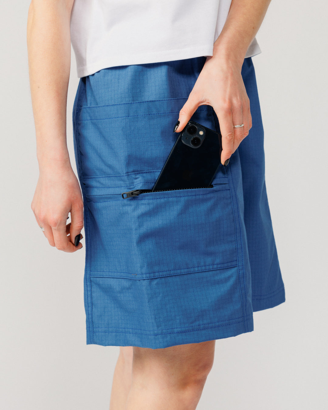 Ripstop Zama Hiking Shorts - Sky Blue