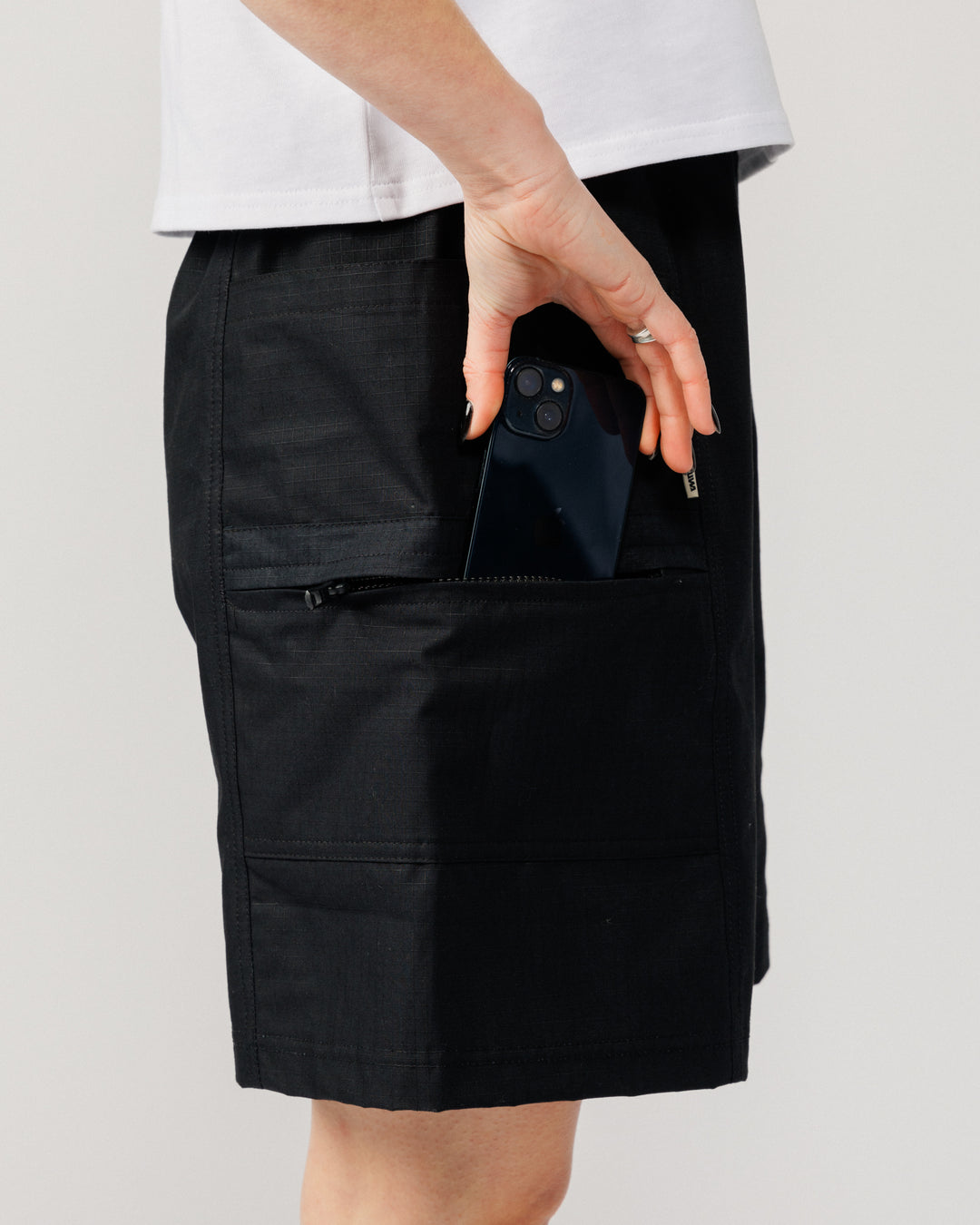 Ripstop Zama Hiking Shorts - Black