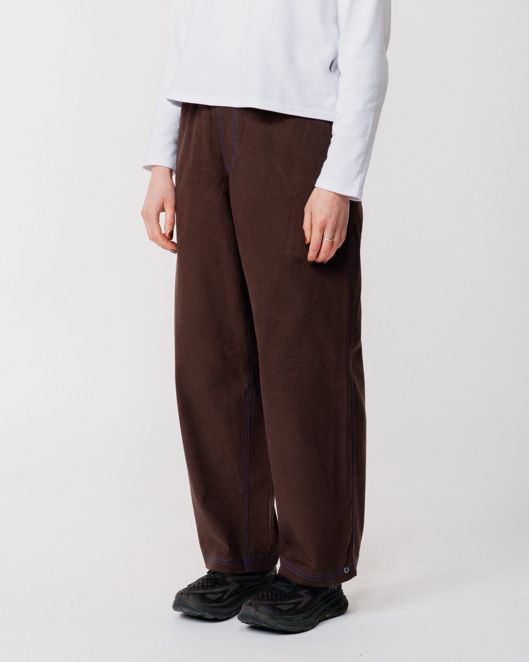 Zama Pant - Brown/Cobalt Contrast – WAWWA Ф