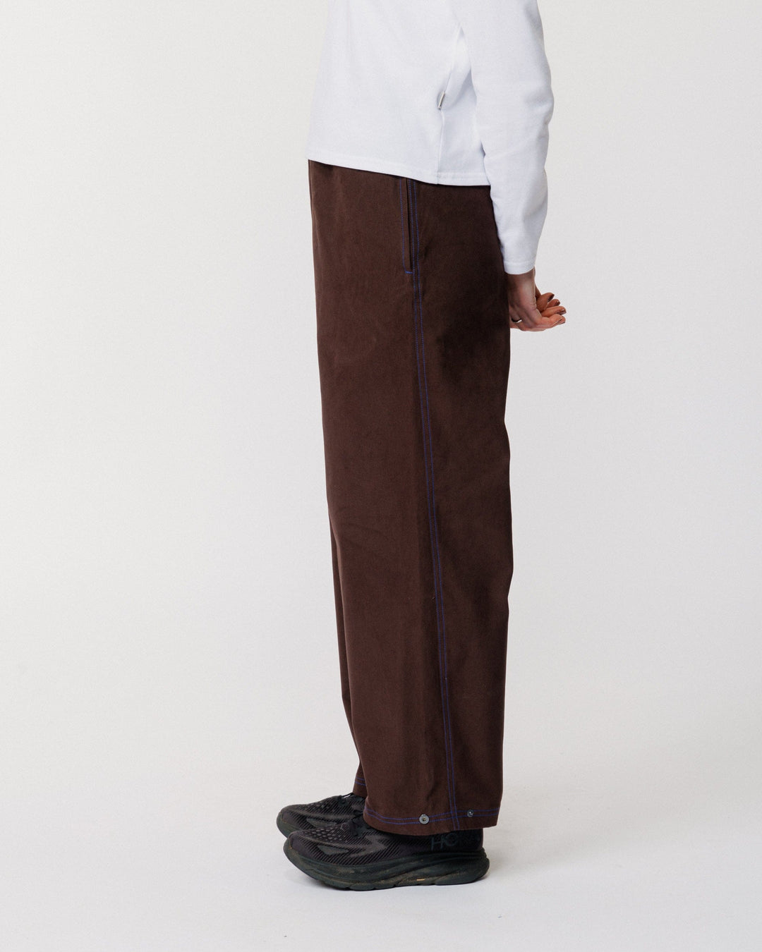 Zama Pant - Brown/Cobalt Contrast