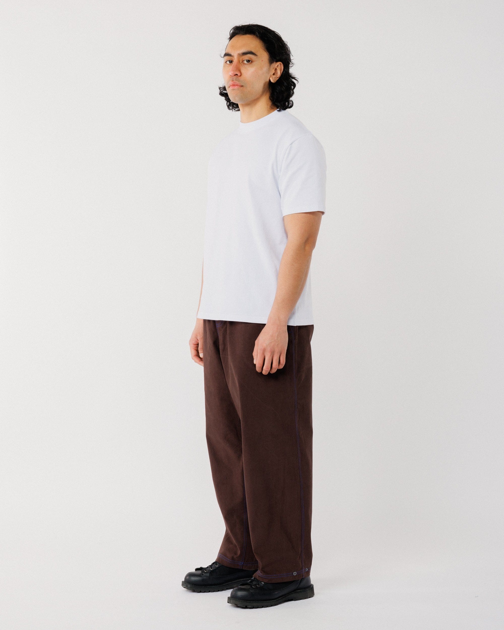Zama Pant - Brown/Cobalt Contrast – WAWWA Ф