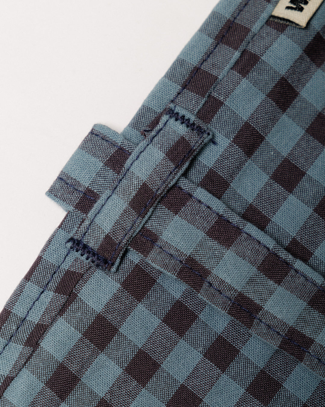 Aimee Top V2 - Navy Check