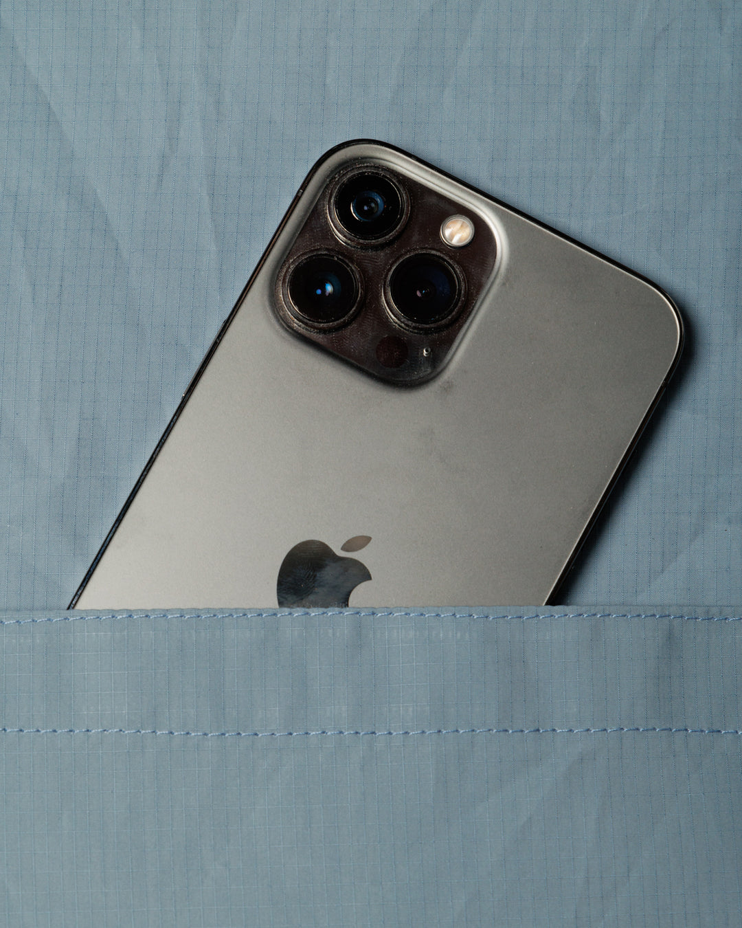 Oversized Packable Tote - Dusty Blue