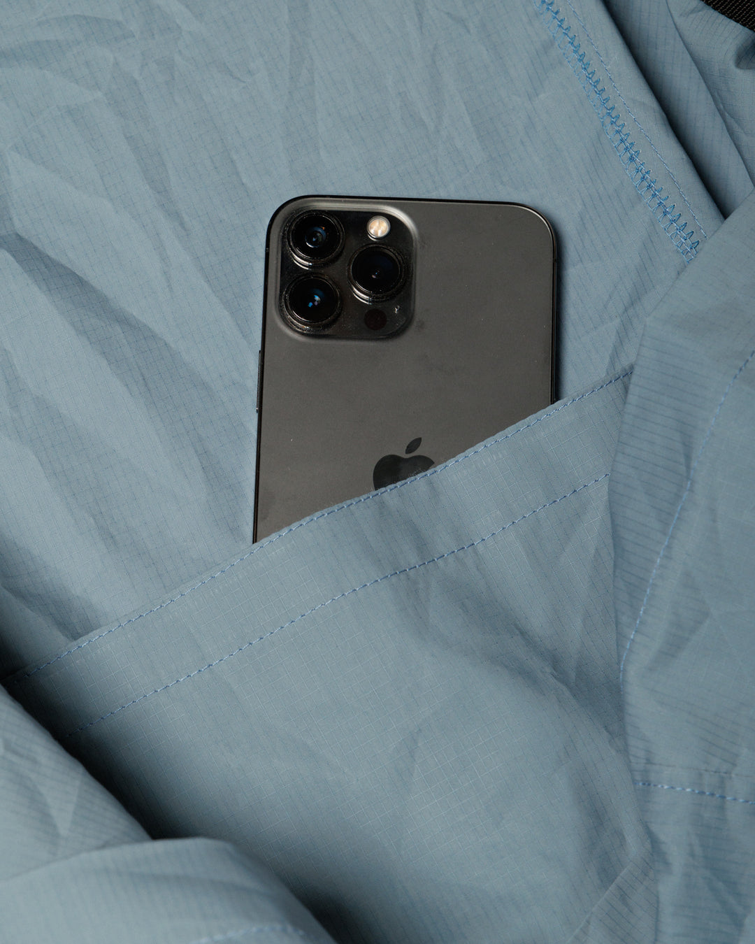 Oversized Packable Tote - Dusty Blue