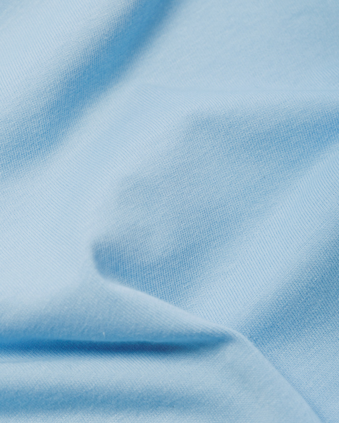 Plume Cropped T-Shirt - Sky Blue