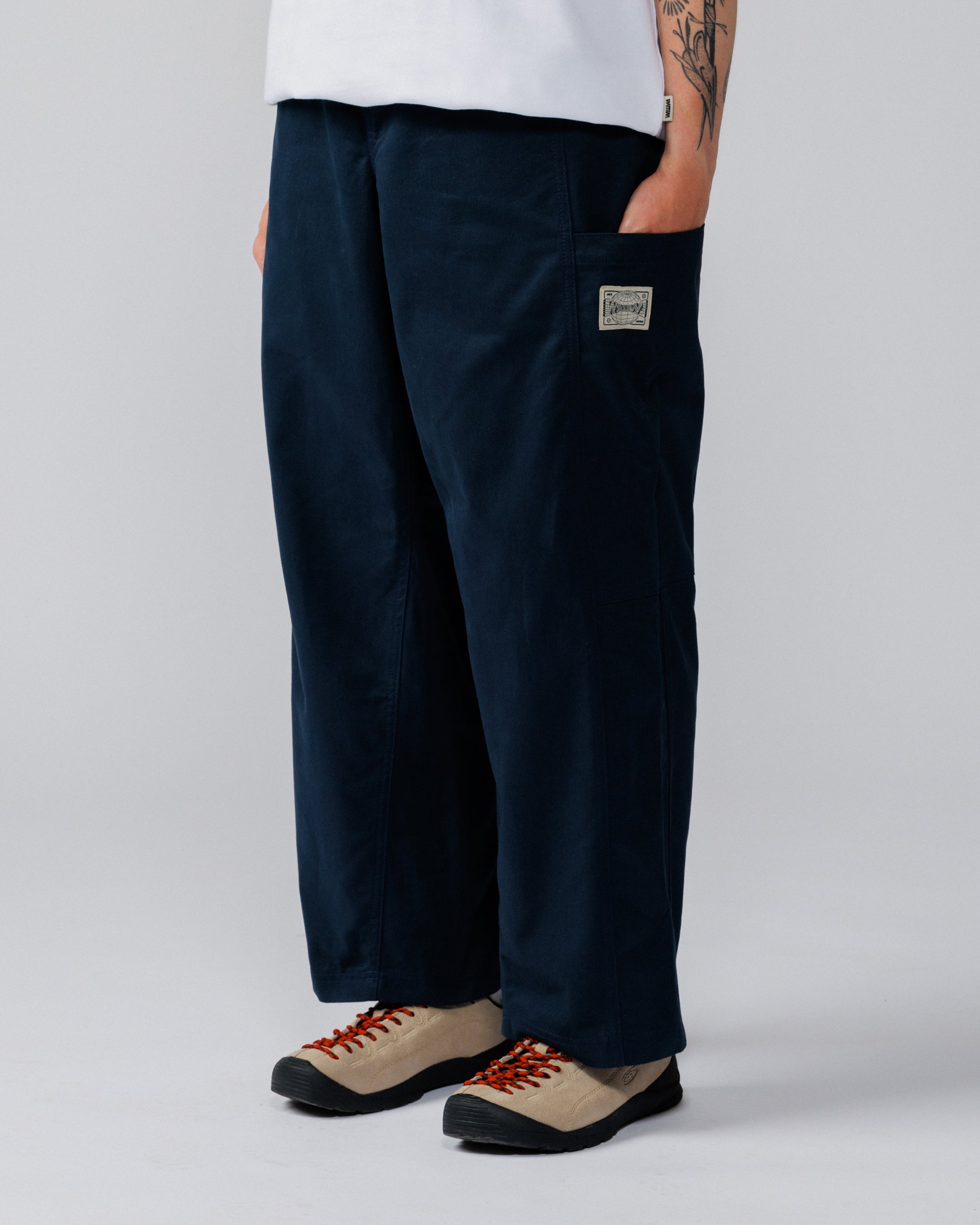 Twill Studio Pants - Navy – WAWWA Ф