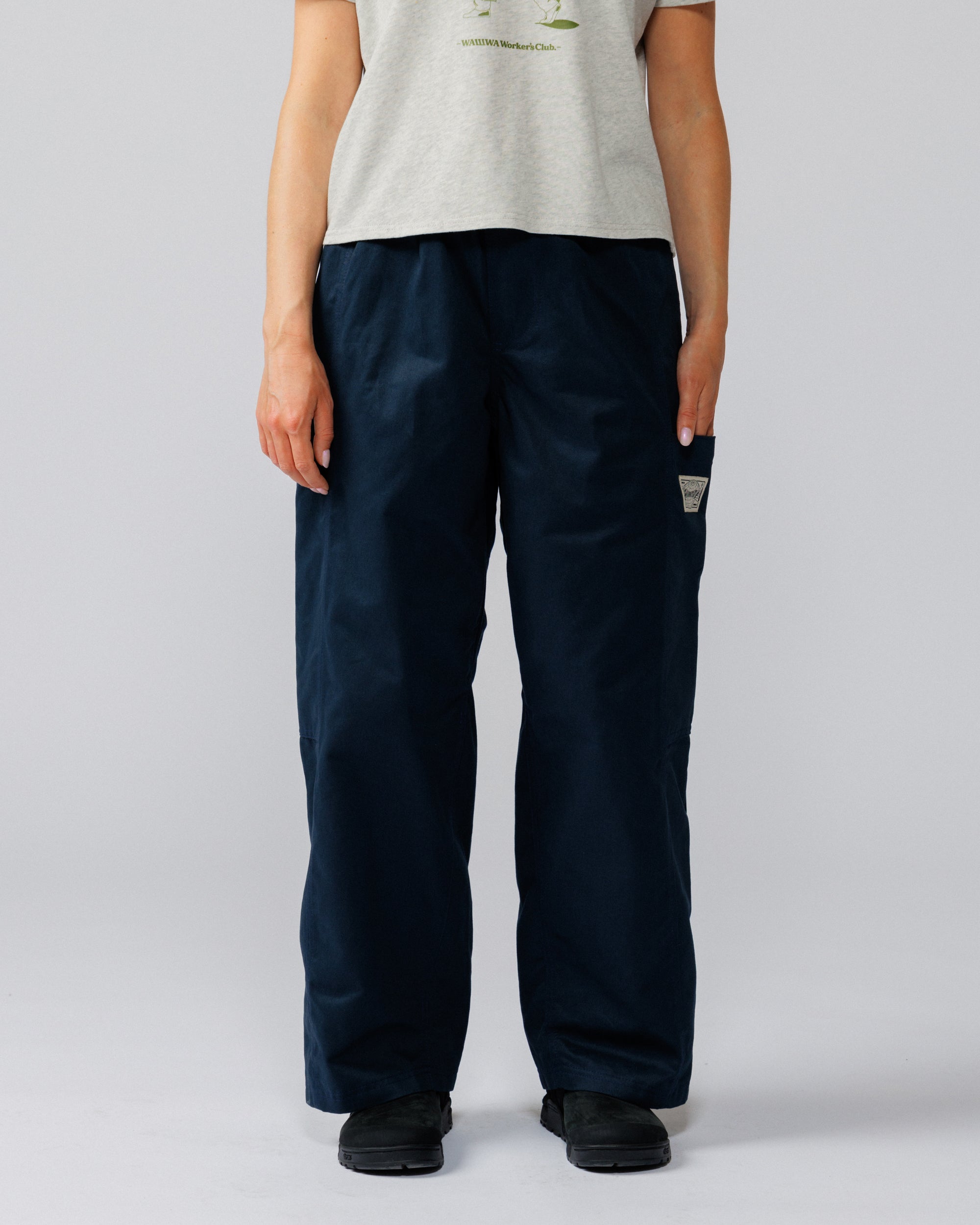 Twill Studio Pants - Navy – WAWWA Ф