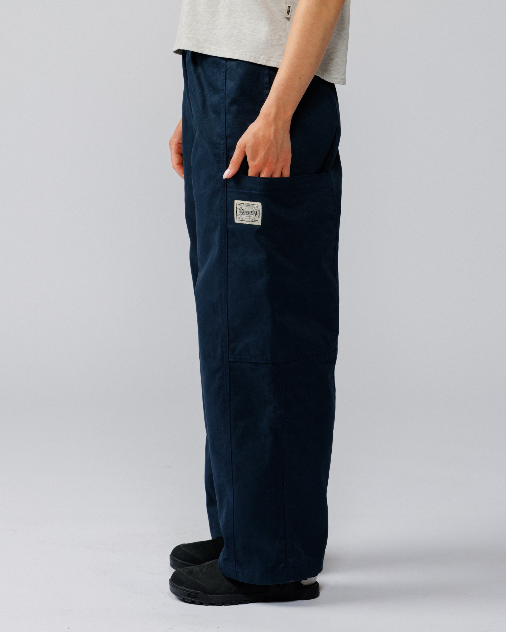 Twill Studio Pants - Navy – WAWWA Ф