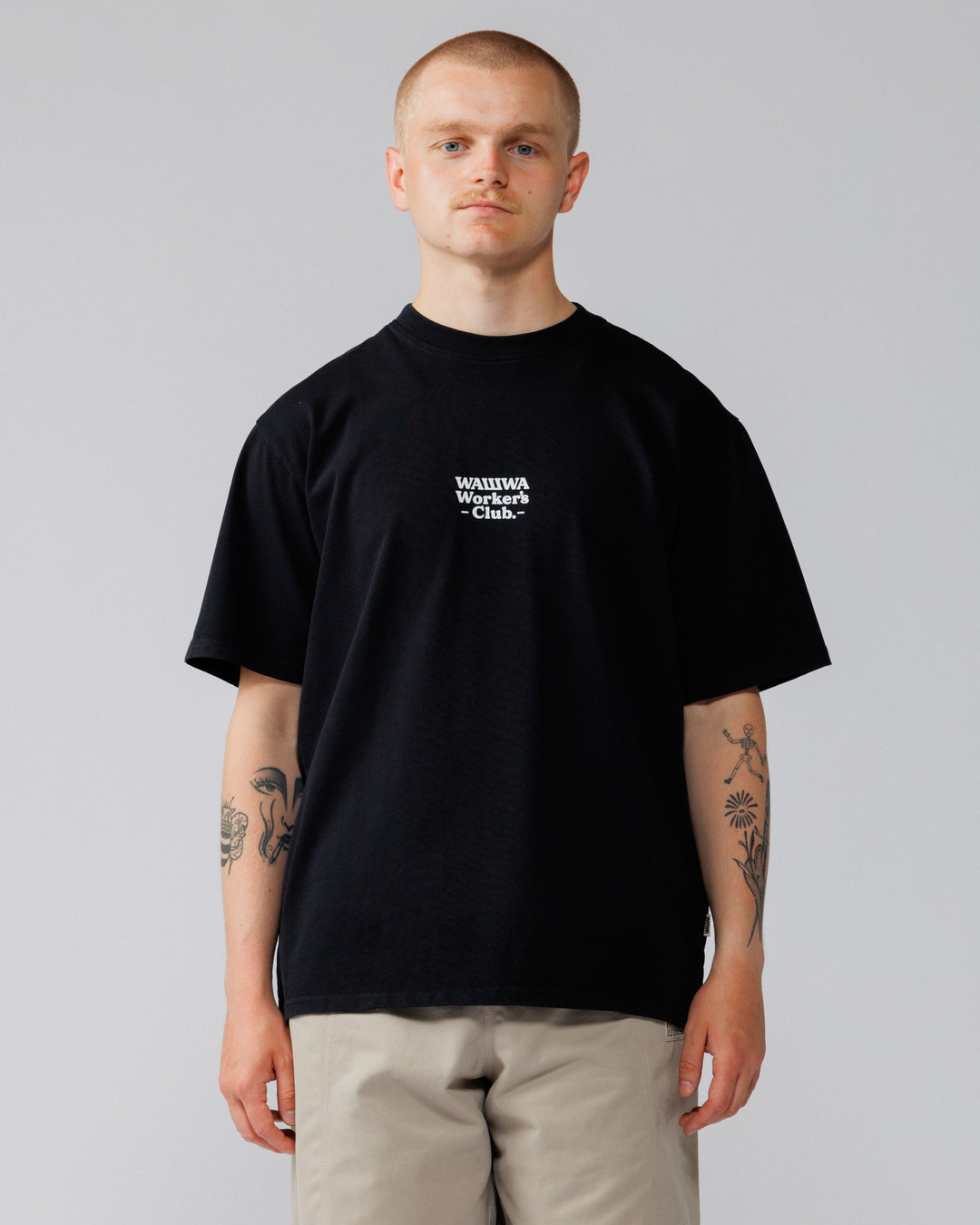 Workers Logo Stride T-Shirt - Black