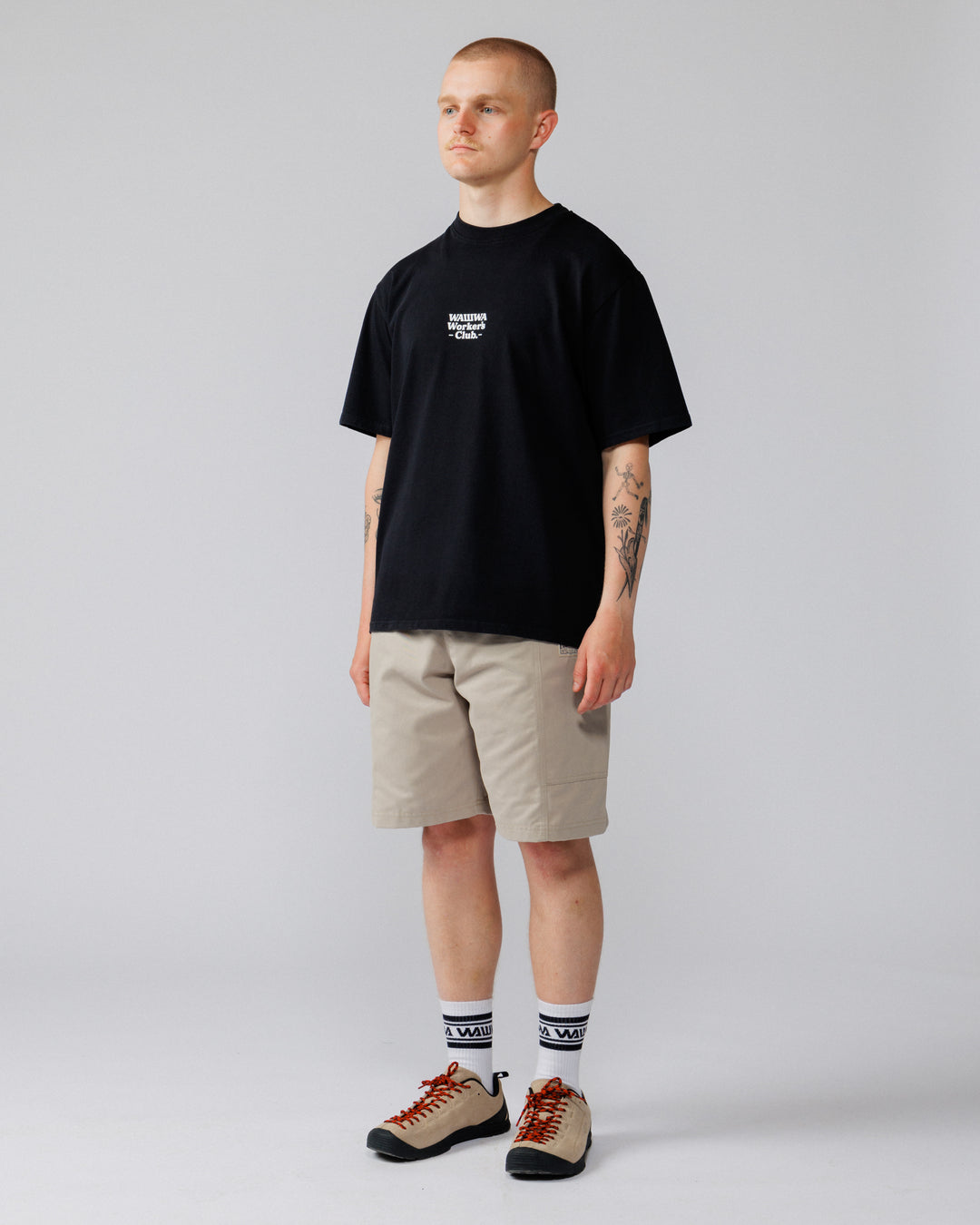Workers Logo Stride T-Shirt - Black