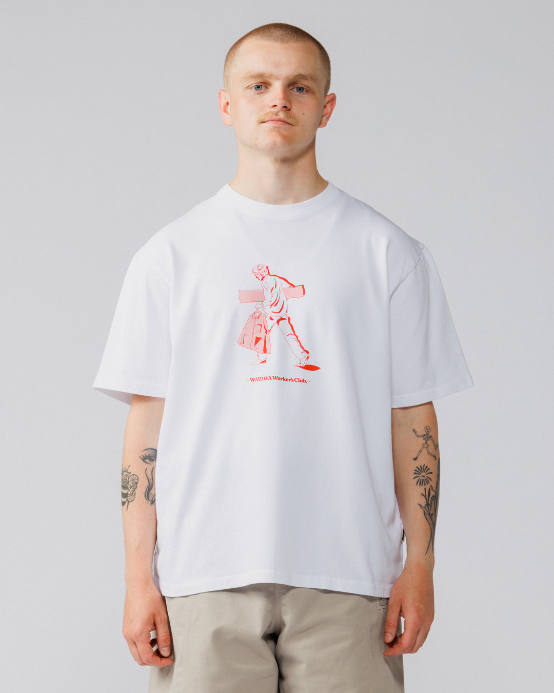 Workers Stride T-Shirt - White