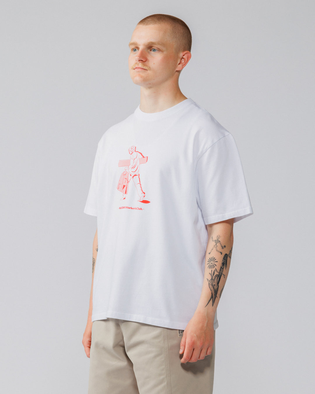 Workers Stride T-Shirt - White