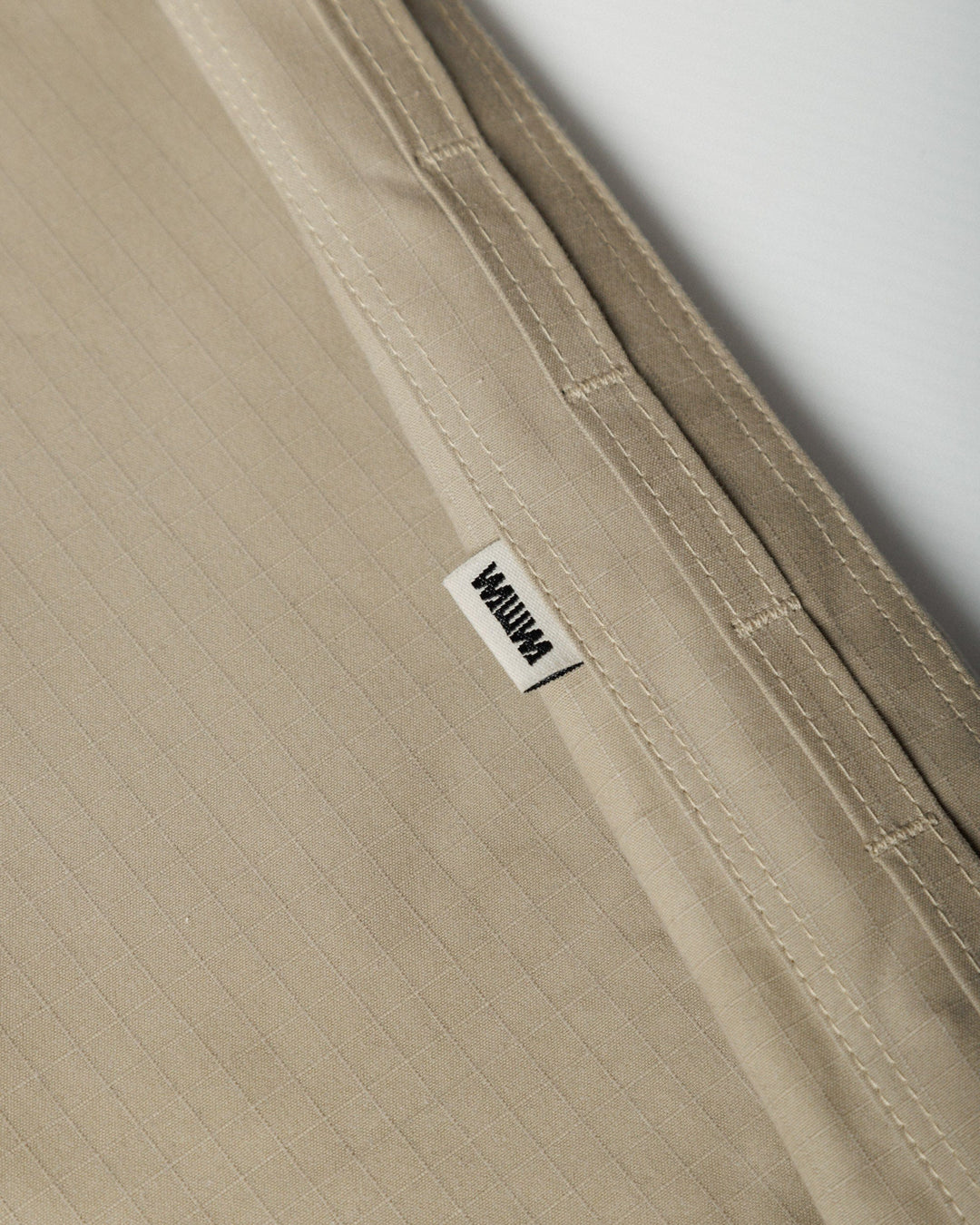 Water Resistant Bar Tack Tote - Stone