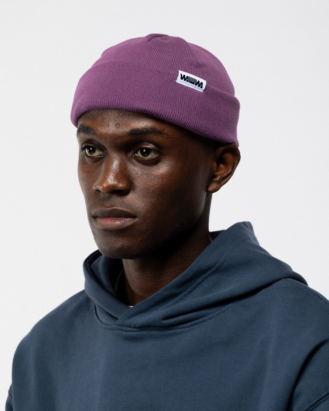 Mill Cotton Beanie - Purple