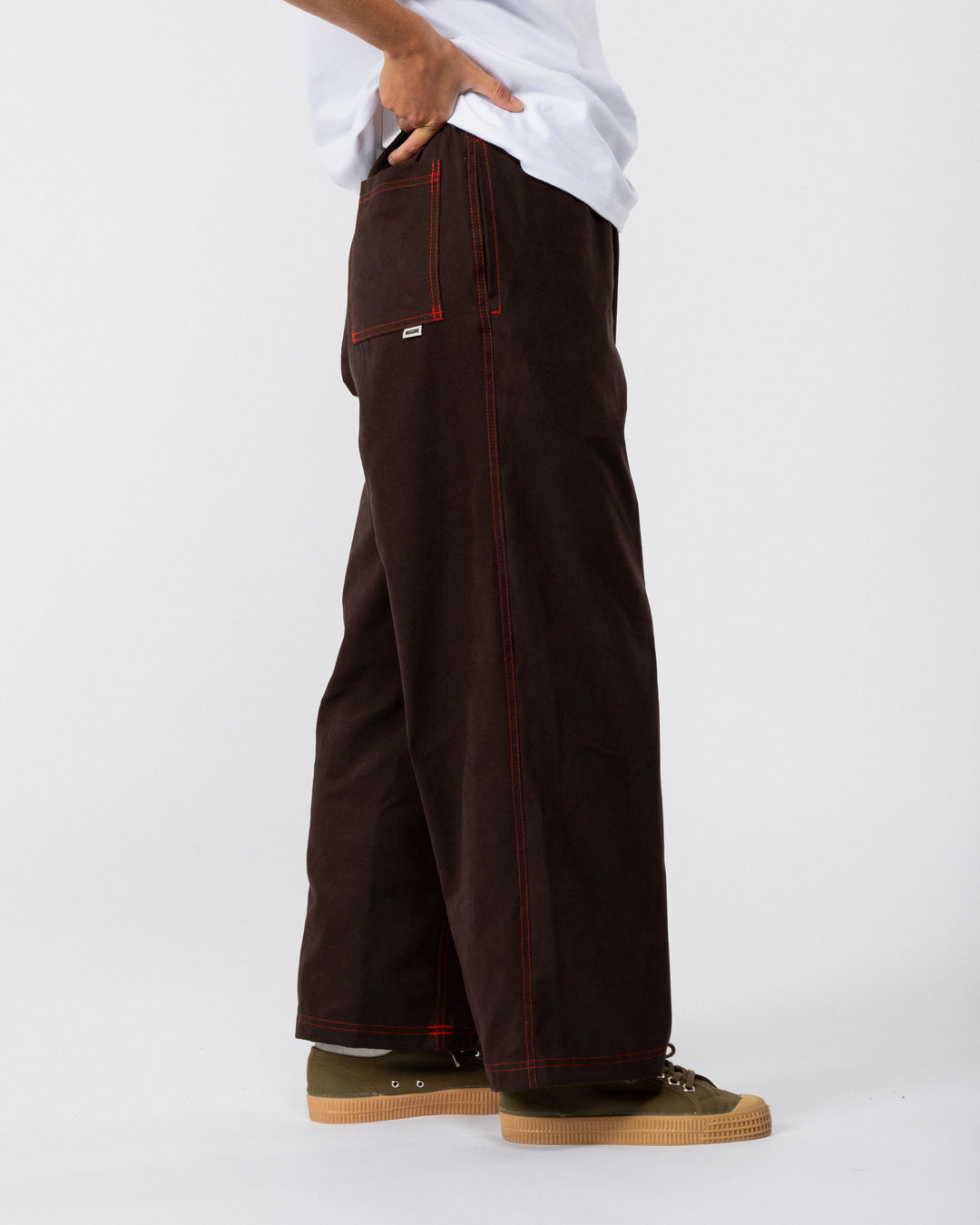 Zama Pant - Brown Contrast