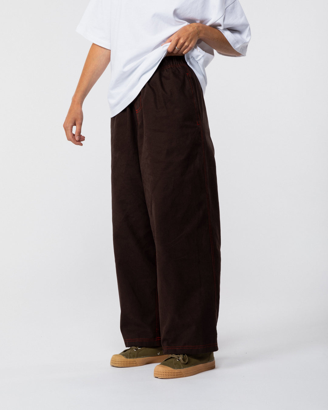 Zama Pant - Brown Contrast