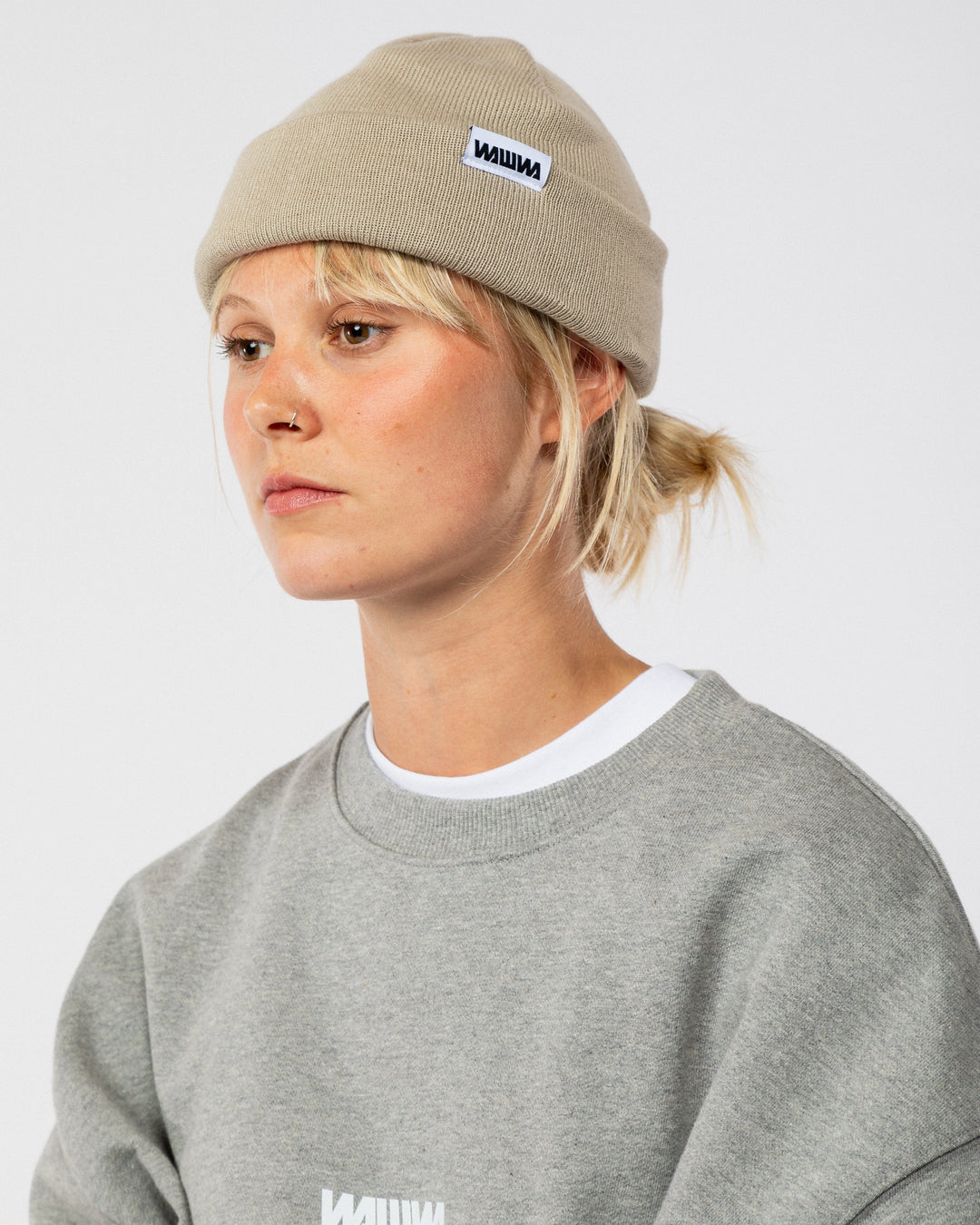 Mill Cotton Beanie - Oat