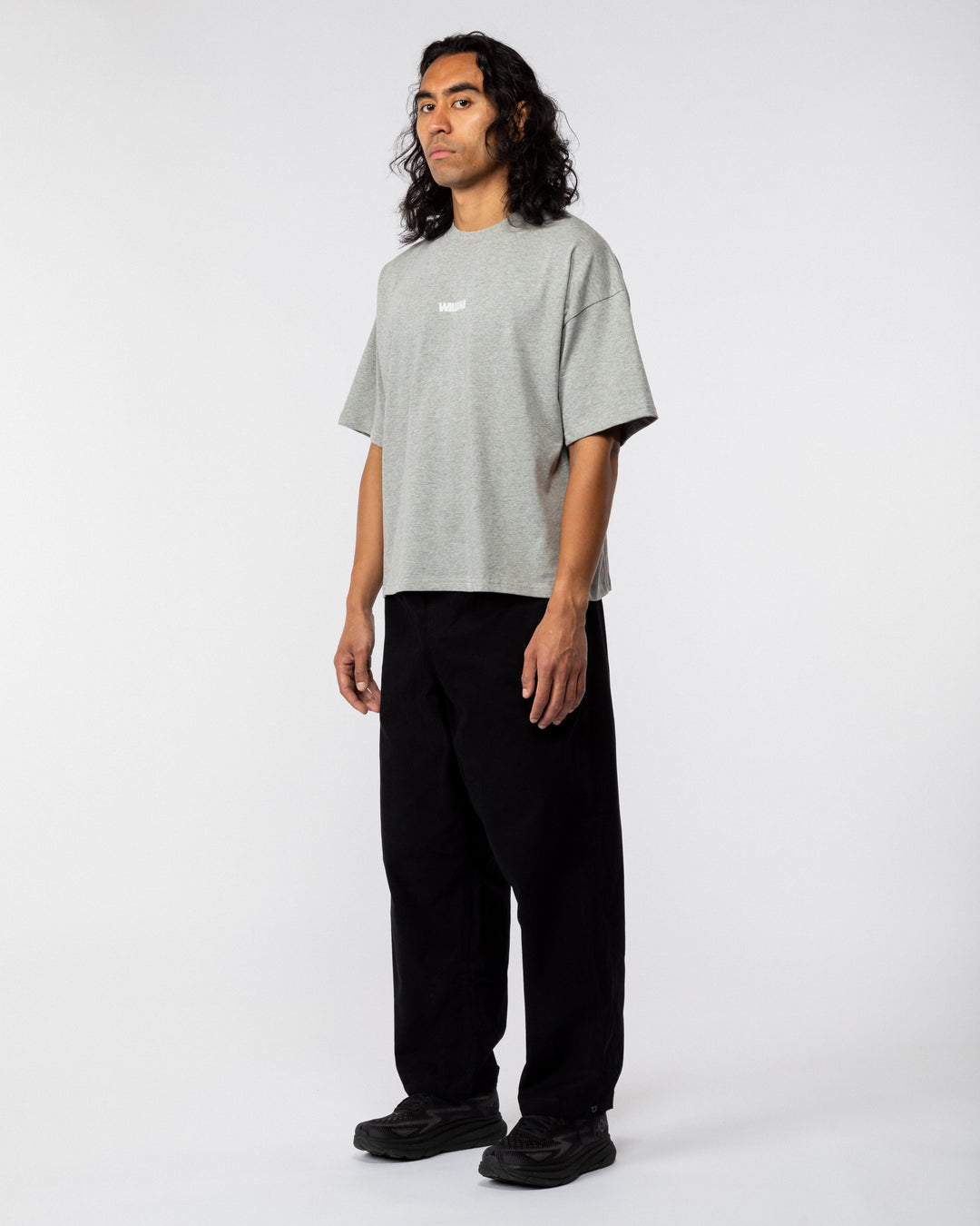 Box Logo T-Shirt - Grey Marl