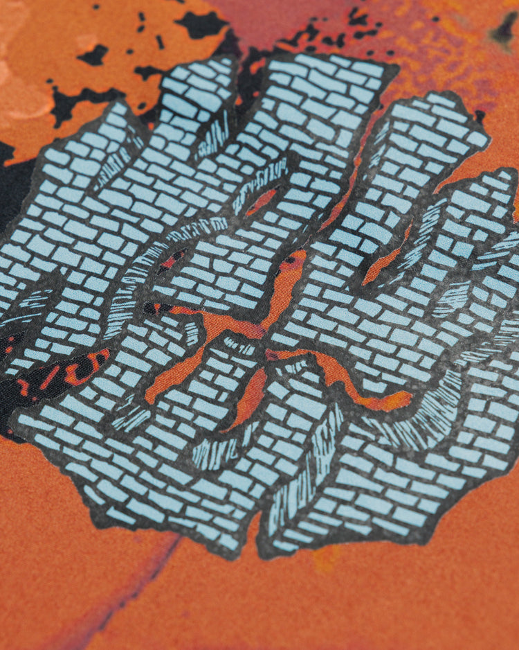 Musette - Abstract Brick Camo — brick graphic close-up