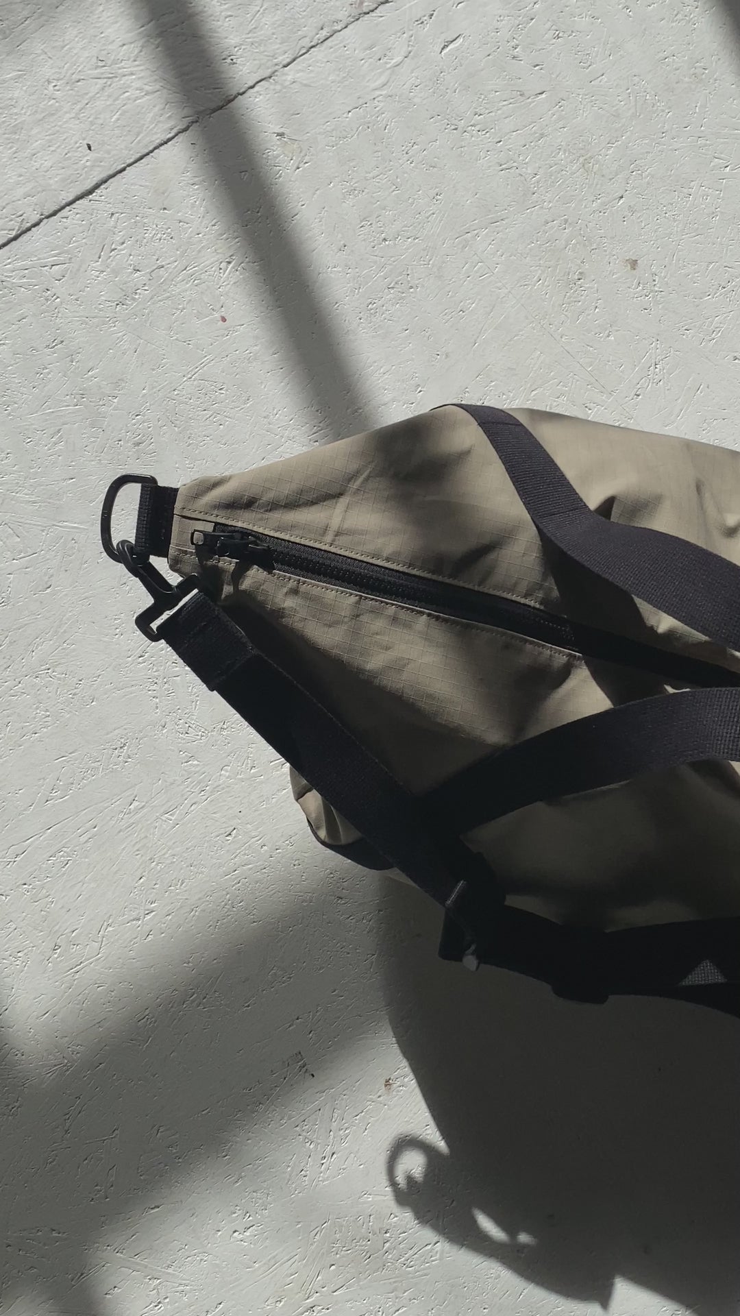 Water Resistant Duffle Bag - Stone