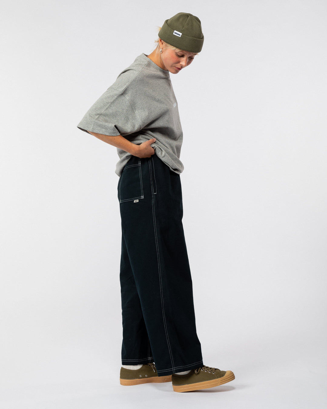 Zama Pant - Navy Contrast